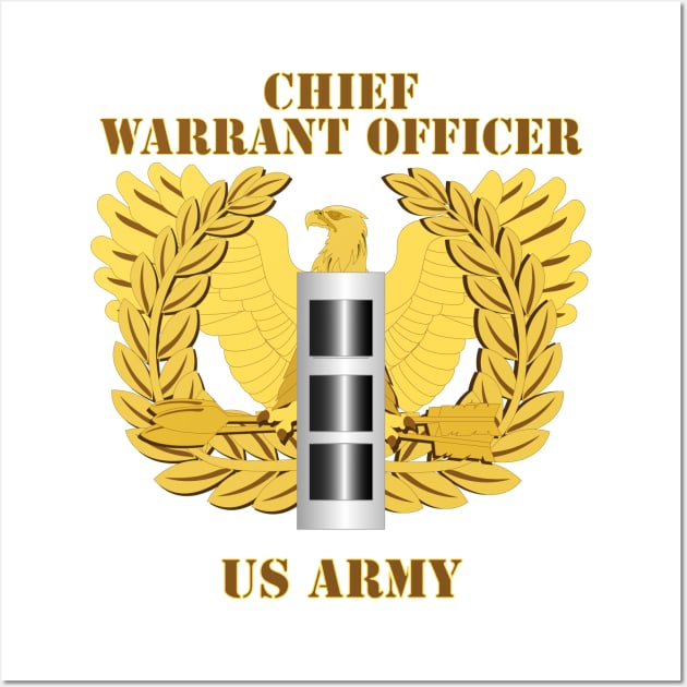 Emblem - Warrant Officer - CW3 Wall Art by twix123844